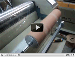 MSN 70 XL 1500 Stretch and Aluminum Foil Rewinder Machine Video 1